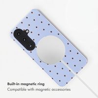 Selencia Vivid Back Cover with MagSafe Samsung Galaxy S26 - Happy Dots Digital Sky