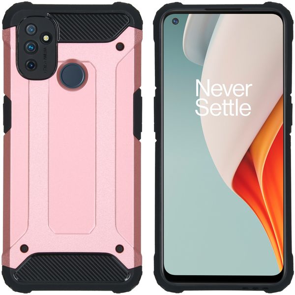 imoshion Rugged Xtreme Backcover OnePlus Nord N100 - Rosé Goud