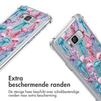 imoshion Design hoesje met koord Samsung Galaxy S8 - Jellyfish Watercolor