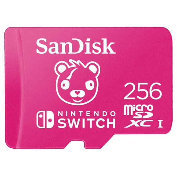 SanDisk microSD Nintendo Switch - 256GB - Fortnite Cuddle team