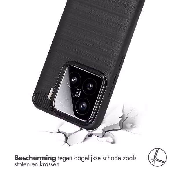 imoshion Brushed Backcover Xiaomi 15 - Zwart