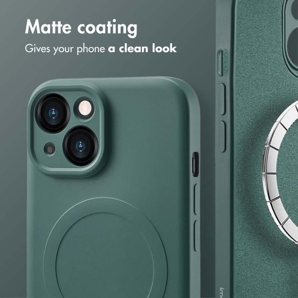 imoshion Colour Back Cover with MagSafe Apple iPhone 15 - Dark Green