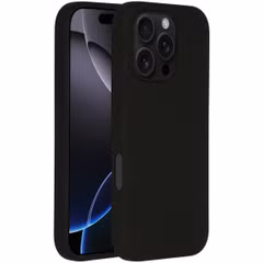 Accezz Liquid Silicone Backcover met MagSafe Apple iPhone 16 Pro - Zwart