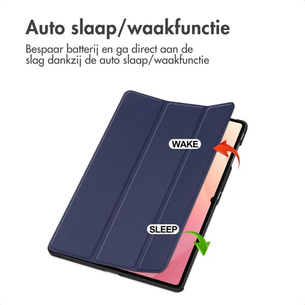 imoshion Trifold Bookcase Samsung Galaxy Tab S11 Ultra - Donkerblauw