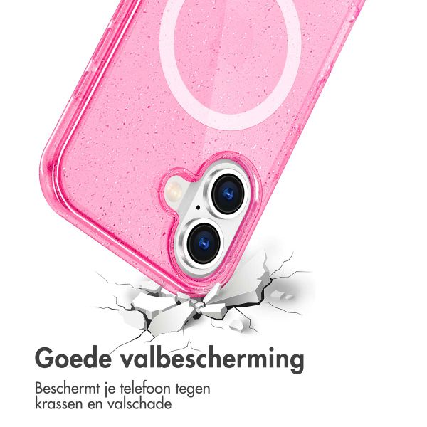 imoshion Sparkle Backcover met MagSafe Apple iPhone 17 - Roze