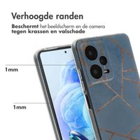 imoshion Design hoesje Xiaomi Redmi Note 12 Pro (5G) - Blue Graphic