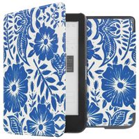 imoshion Design Slim Hard Case Bookcase Kobo Clara HD - Flower Tile
