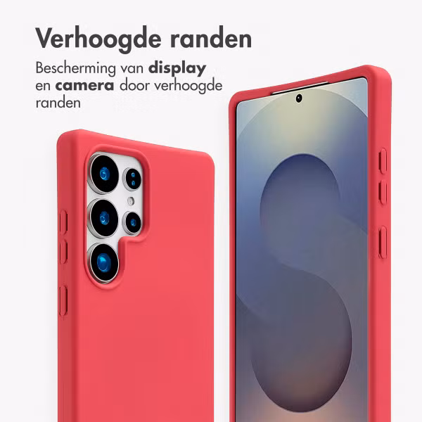 imoshion Color Backcover met afneembaar koord MagSafe Samsung Galaxy S25 Ultra - Red Raspberry