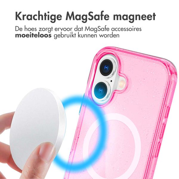 imoshion Sparkle Backcover met MagSafe Apple iPhone 17 - Roze