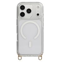 Selencia Rivièra MagSafe Backcover met afneembare haakjes Apple iPhone 18 Pro / 17 Pro - Transparant