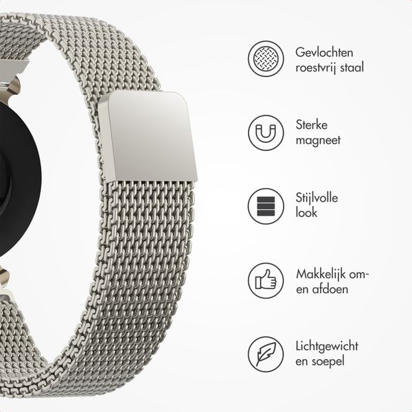 imoshion Milanees magnetisch bandje Garmin Lily 2 - Sterrenlicht