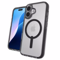 ZAGG Santa Cruz Snap Case met MagSafe Apple iPhone 16 - Clear / Black