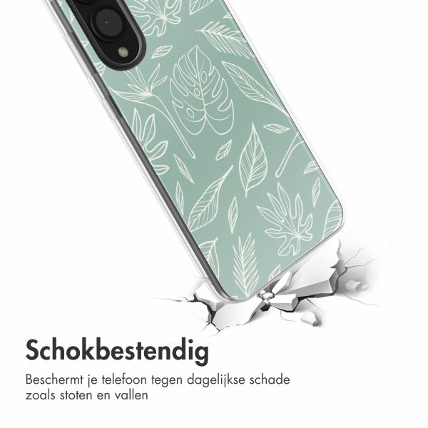 imoshion Design hoesje Samsung Galaxy S25 Edge - Leaves Line-Art