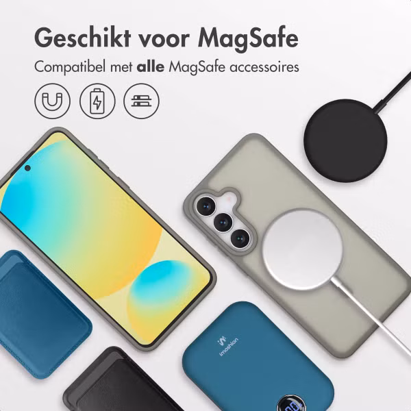 imoshion Color Guard Backcover met MagSafe Samsung Galaxy S25 FE - Grijs