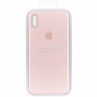 Apple Silicone Backcover iPhone Xs Max - Pink Sand