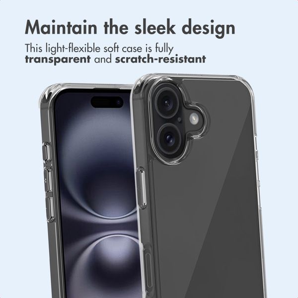 imoshion Protective Back Cover Apple iPhone 16 - Transparent