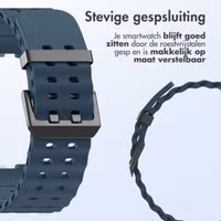 imoshion Ocean Siliconenband Samsung Galaxy Watch 8 (40/44mm) / Classic (46mm) - Donkerblauw