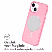 imoshion Sparkle Backcover met MagSafe Apple iPhone 14 - Glitter Roze