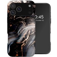 Selencia Vivid Backcover met MagSafe Apple iPhone 17 Pro Max - Chic Marble Black