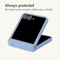 imoshion Colour Back Cover with Stand Samsung Galaxy Z Flip 8 - Light Blue