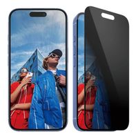 PanzerGlass Privacy Ultra-Wide Fit Anti-Bacterial Screenprotector incl. applicator Apple iPhone 16
