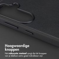 Accezz MagSafe Leather Backcover Samsung Galaxy S26 Plus - Onyx Black