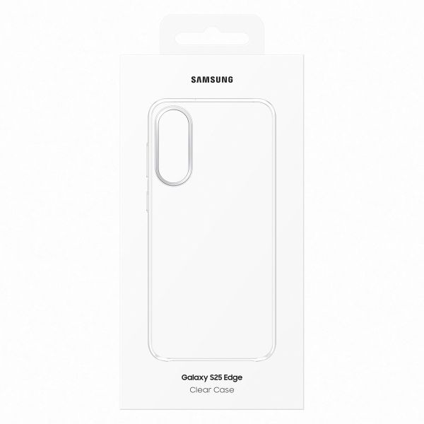 Samsung Originele Clear Hardcase Backcover Samsung Galaxy S25 Edge - Clear