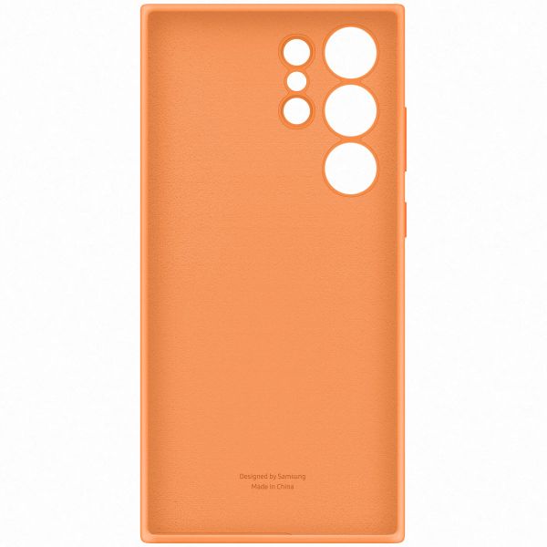 Samsung Originele Silicone Backcover Galaxy S23 Ultra - Oranje