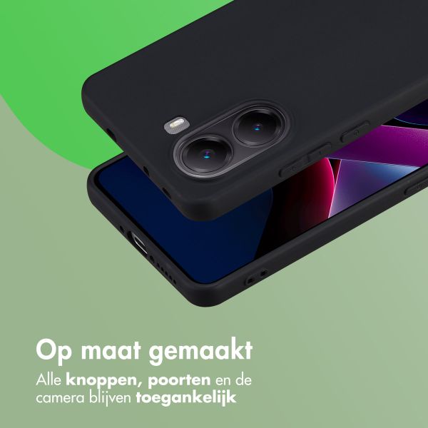 imoshion Color Backcover Xiaomi Poco X7 Pro - Zwart