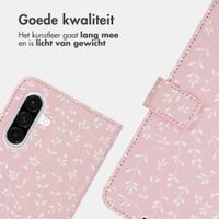 imoshion Design Bookcase Samsung Galaxy A36 - Pink Bazaar Flowers