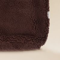 Selencia Zaya Tote Bag - Teddy Laptoptas 16 inch - Choco Brown