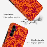 Selencia Vivid Backcover Samsung Galaxy A34 (5G) - Tropical Vibes Apricot