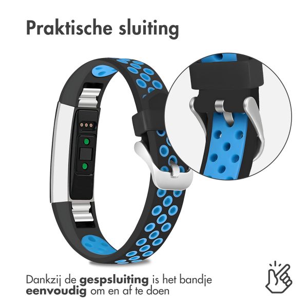 imoshion Siliconen sport bandje Fitbit Alta (HR) - Zwart/Blauw