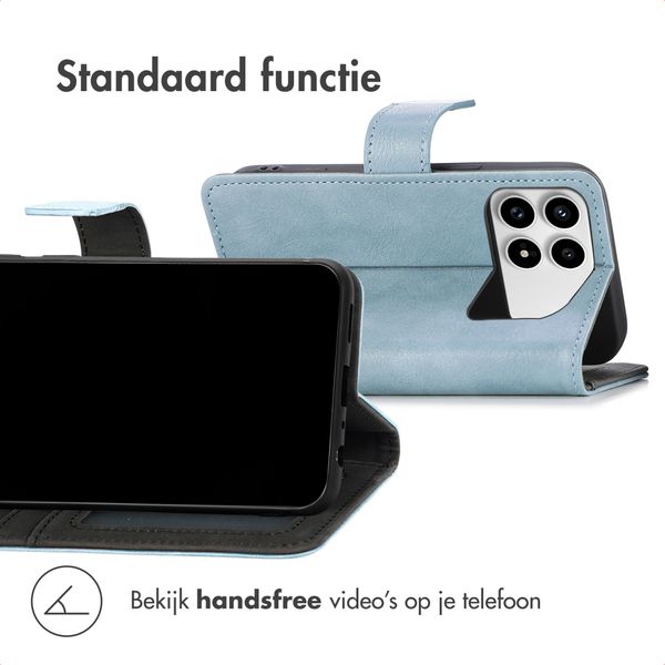 imoshion Luxe Bookcase Xiaomi Poco F8 Pro - Lichtblauw