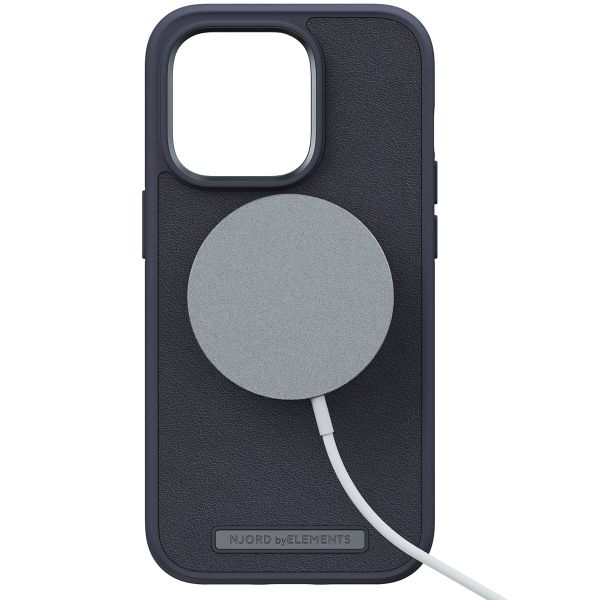 Njorð Collections Genuine Leather MagSafe Case iPhone 14 Pro - Black