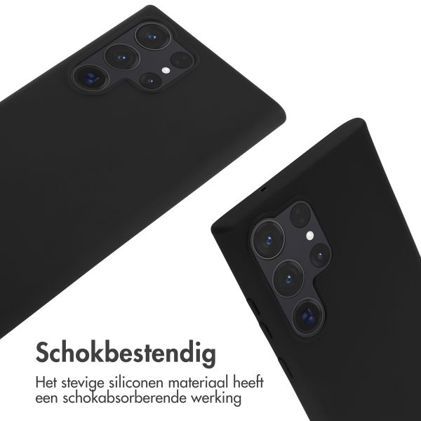 imoshion Siliconen hoesje met koord Samsung Galaxy S23 Ultra - Zwart