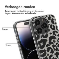 imoshion Design hoesje Apple iPhone 14 Pro - Leopard Transparent