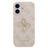 Guess 4G Metal Logo Backcover Apple iPhone 17 - Roze
