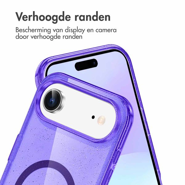imoshion Sparkle Backcover met MagSafe Apple iPhone Air - Paars