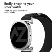 Accezz Nylon Alpine Band Samsung Galaxy Watch 9 (40/44mm) / Watch 8 (40/44mm) / Classic (46mm) - Black