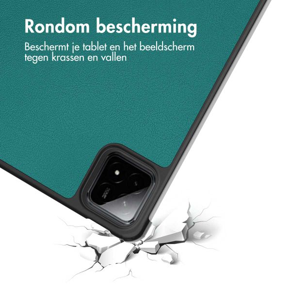 imoshion Trifold Bookcase Xiaomi Pad 7 / 7 Pro - Donkergroen