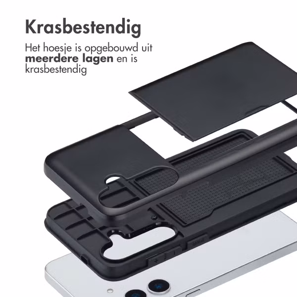 imoshion Backcover met pasjeshouder Samsung Galaxy S25 Plus - Zwart