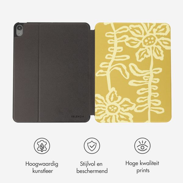Selencia Vivid tablethoes Apple iPad 11 (2025) 11 inch A16 / iPad 10 (2022) 10.9 inch - Chalky Bloom