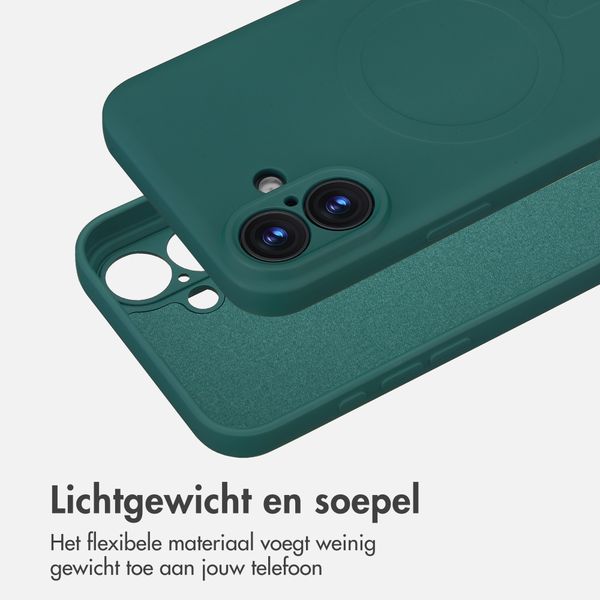 imoshion Color Backcover met MagSafe Apple iPhone 16 Plus - Donkergroen