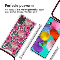 imoshion Design hoesje met koord Samsung Galaxy A51 - Flower Water