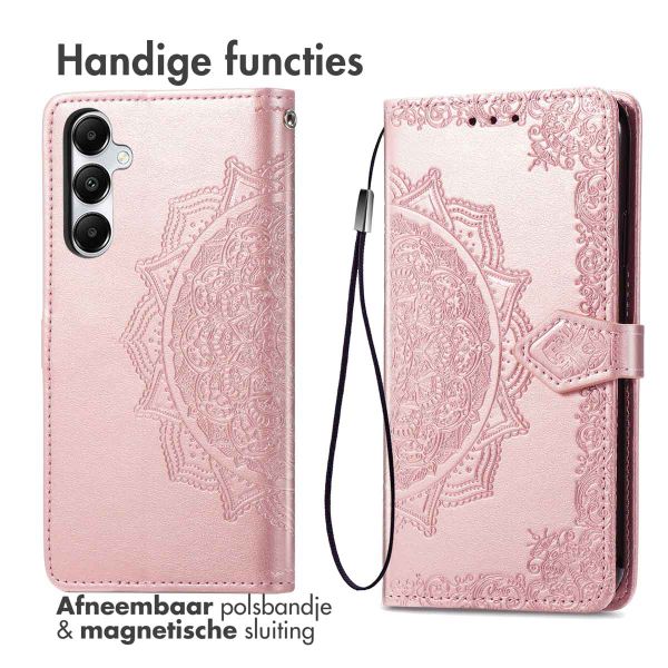 imoshion Mandala Bookcase Samsung Galaxy A17 (5G) - Rosé Goud
