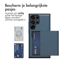 imoshion Backcover met pasjeshouder Samsung Galaxy S23 Ultra - Donkerblauw