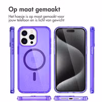 imoshion Sparkle Backcover met MagSafe Apple iPhone 15 Pro Max - Glitter Paars