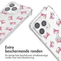 imoshion Design hoesje met koord iPhone 13 Pro - Crab Watercolor