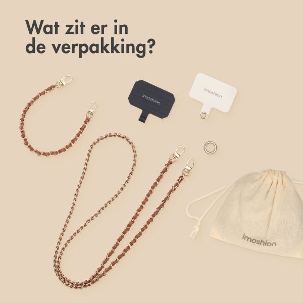 imoshion PU Leather Telefoonkoorden set - Bruin
